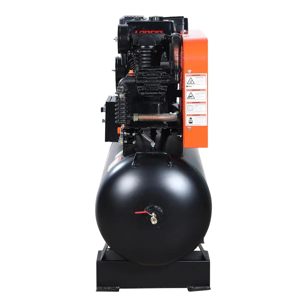 60 Gallon 2-Stage Truck Mounted Air Compressor, 14 HP LONCIN G420F Engine, , Horizontal Tank, 18.5 CFM @ 175 PSI, TMG-GAC65