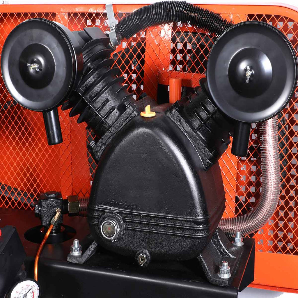 60 Gallon 5 HP Stationary Electric Air Compressor, 5 Min Fill Time, 230V Induction Motor, Vertical Tank, TMG-ACE65