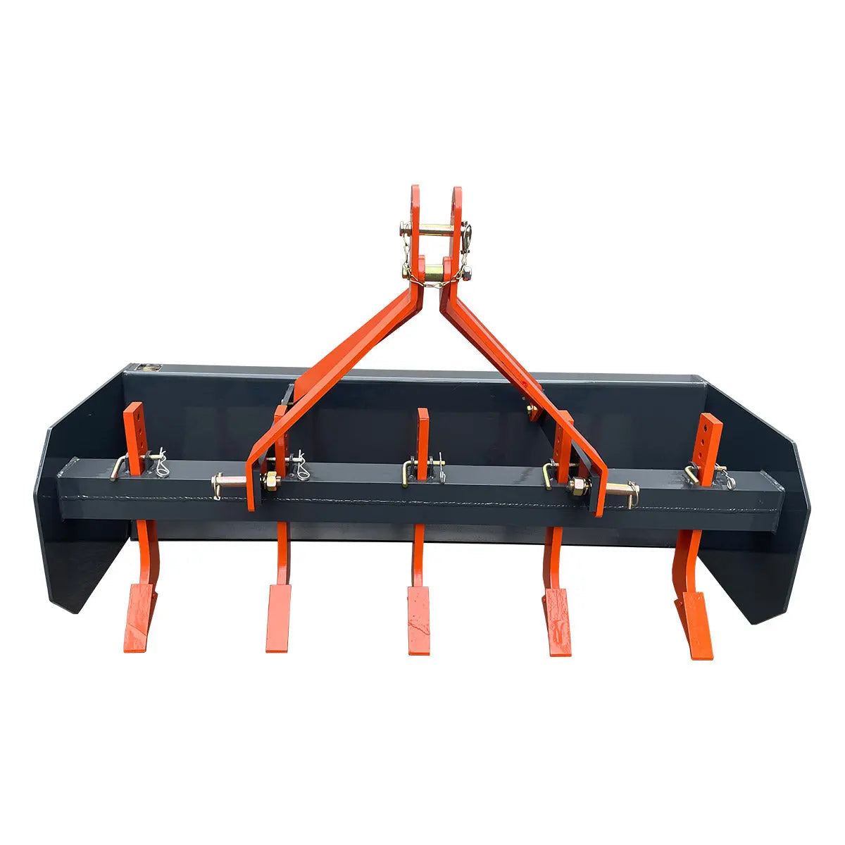 60" Heavy-Duty Box Scraper Blade with Ripper Shanks – Fits 18-35 HP Tractors TMG-TLS60