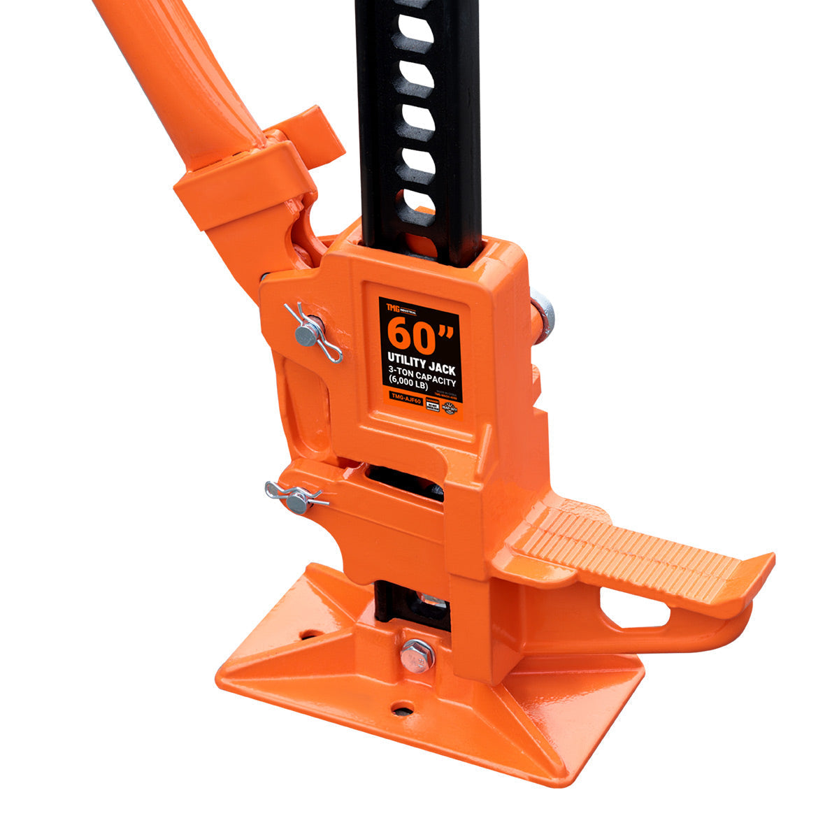 60" Off-Road Farm Jack, 3 Ton (6000 lb) Lifting Capacity, 5" to 52" Lift Height, TMG-AJF60