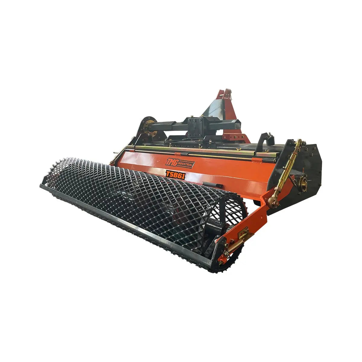61" Rotary Tilling Stone Burier, 5" Tilling Depth, 35-45 HP, PTO Shaft Included, TMG-TSB61