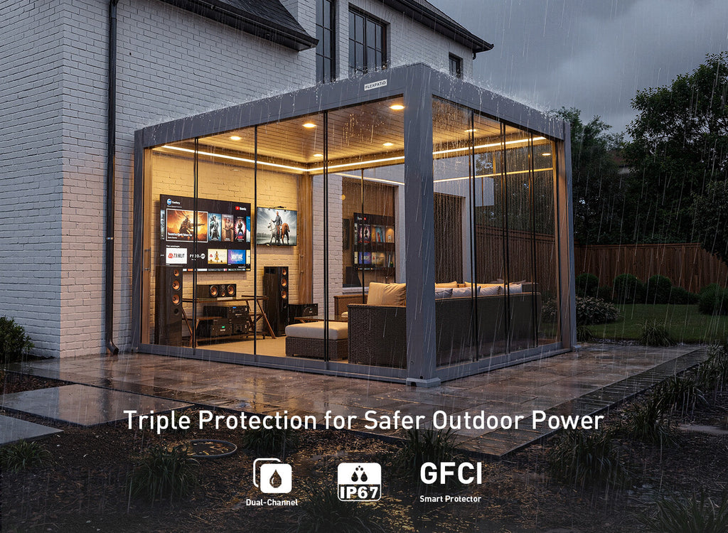 FlexPatio POWER+ PRO Gen 1 Motorized Pergola