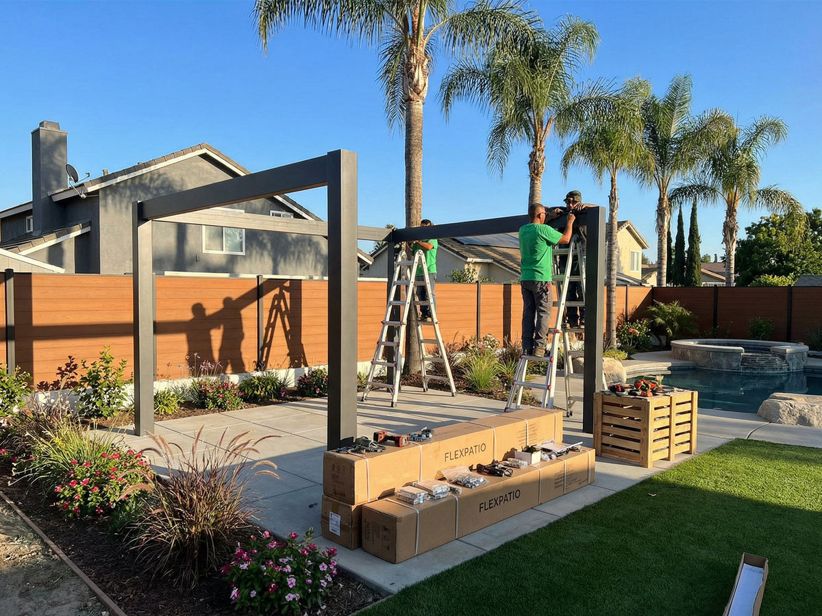 Extended Pergola Installation Service
