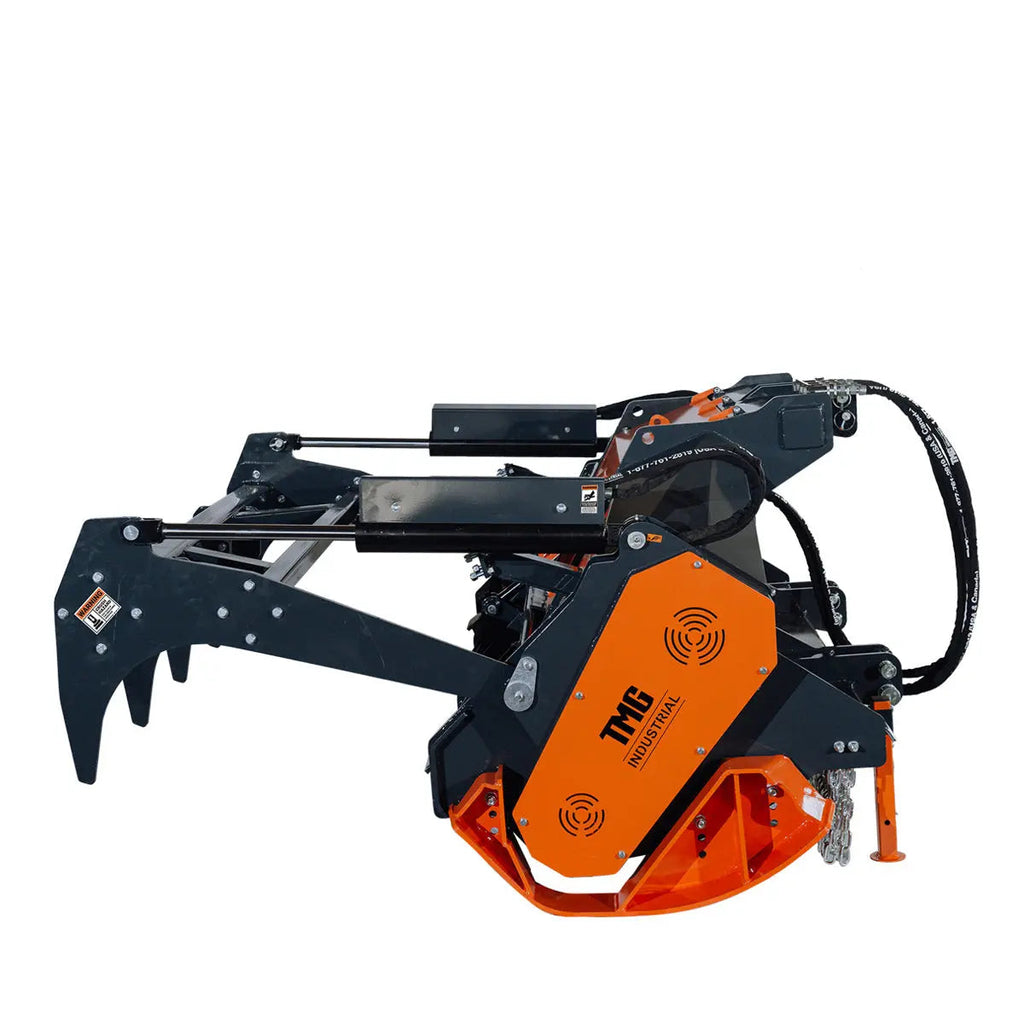 70" Forestry Brush Mulcher, Category 2 Hookup, Widia Cutting Teeth, 70-110 HP Tractors, 3-PTO Shaft Included, TMG-TMB72
