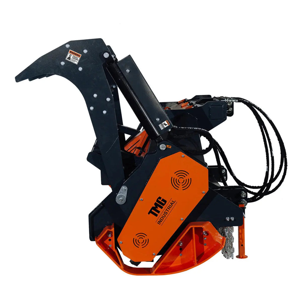 70" Forestry Brush Mulcher, Category 2 Hookup, Widia Cutting Teeth, 70-110 HP Tractors, 3-PTO Shaft Included, TMG-TMB72