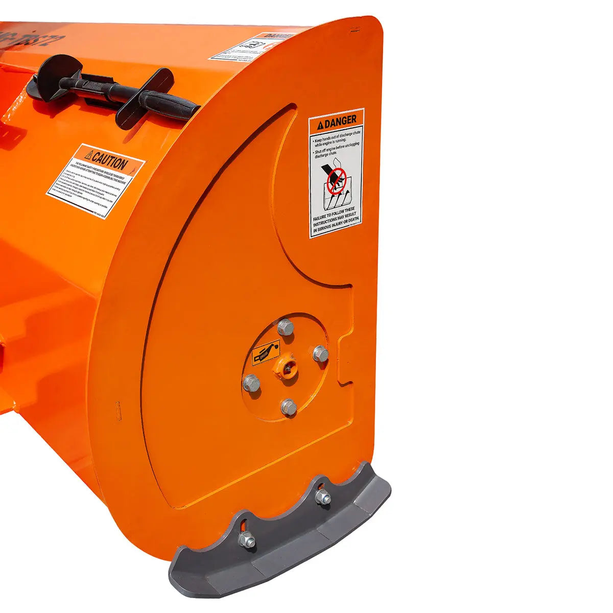 72" 3-Point Hitch Snow Blower, 25-90 HP, 24" Diameter Impeller, 360° Snow Chute, CAT 1 & CAT 2 Suspension, TMG-TBS72