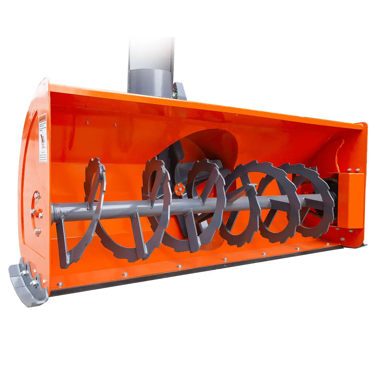 72" 3-Point Hitch Snow Blower, 25-90 HP, 24" Diameter Impeller, 360° Snow Chute, CAT 1 & CAT 2 Suspension, TMG-TBS72