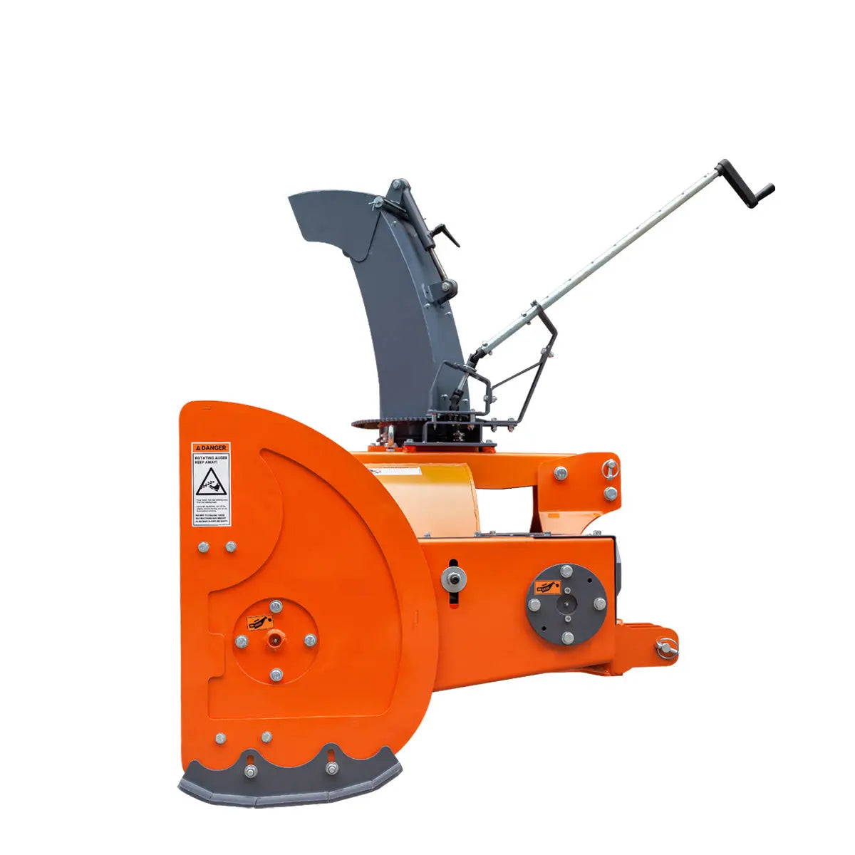 72" 3-Point Hitch Snow Blower, 25-90 HP, 24" Diameter Impeller, 360° Snow Chute, CAT 1 & CAT 2 Suspension, TMG-TBS72