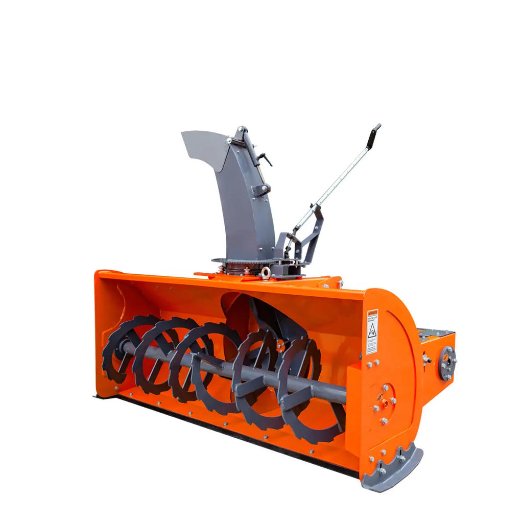 72" 3-Point Hitch Snow Blower, 25-90 HP, 24" Diameter Impeller, 360° Snow Chute, CAT 1 & CAT 2 Suspension, TMG-TBS72