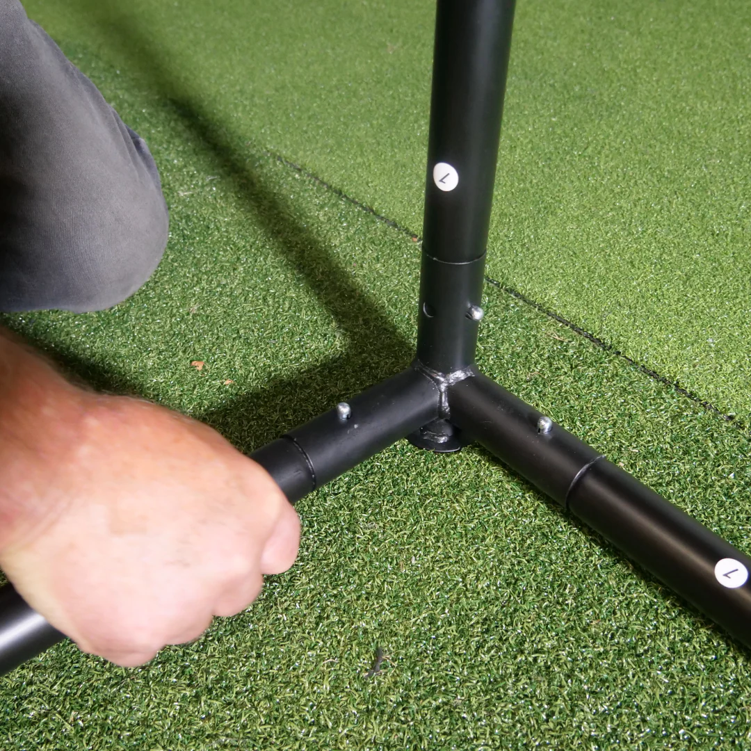 Golf Simulator Enclosure - 7 Sizes, Pro + Impact Screen and Frame INCLUDES FREE SIDE BARRIERS