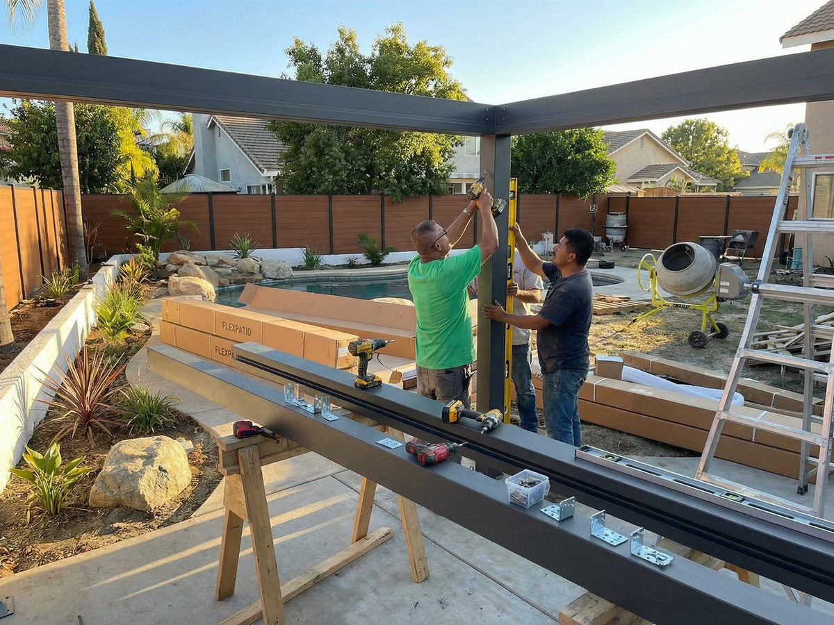 Extended Pergola Installation Service