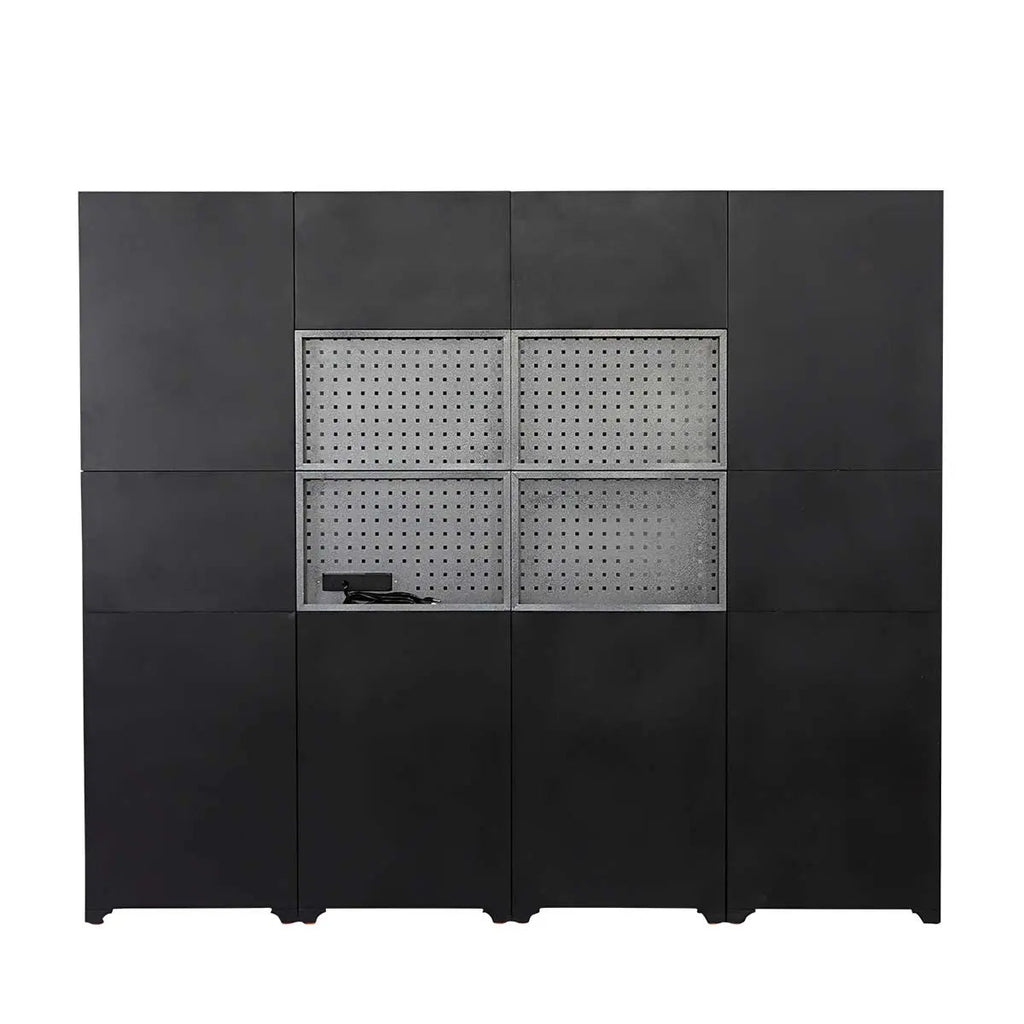 8' Extreme-Duty Steel Garage Tool Chest w/Pegboard, 18 Drawers and Multi Cabinets, TMG-WBM08