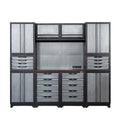 8' Extreme-Duty Steel Garage Tool Chest w/Pegboard, 18 Drawers and Multi Cabinets, TMG-WBM08