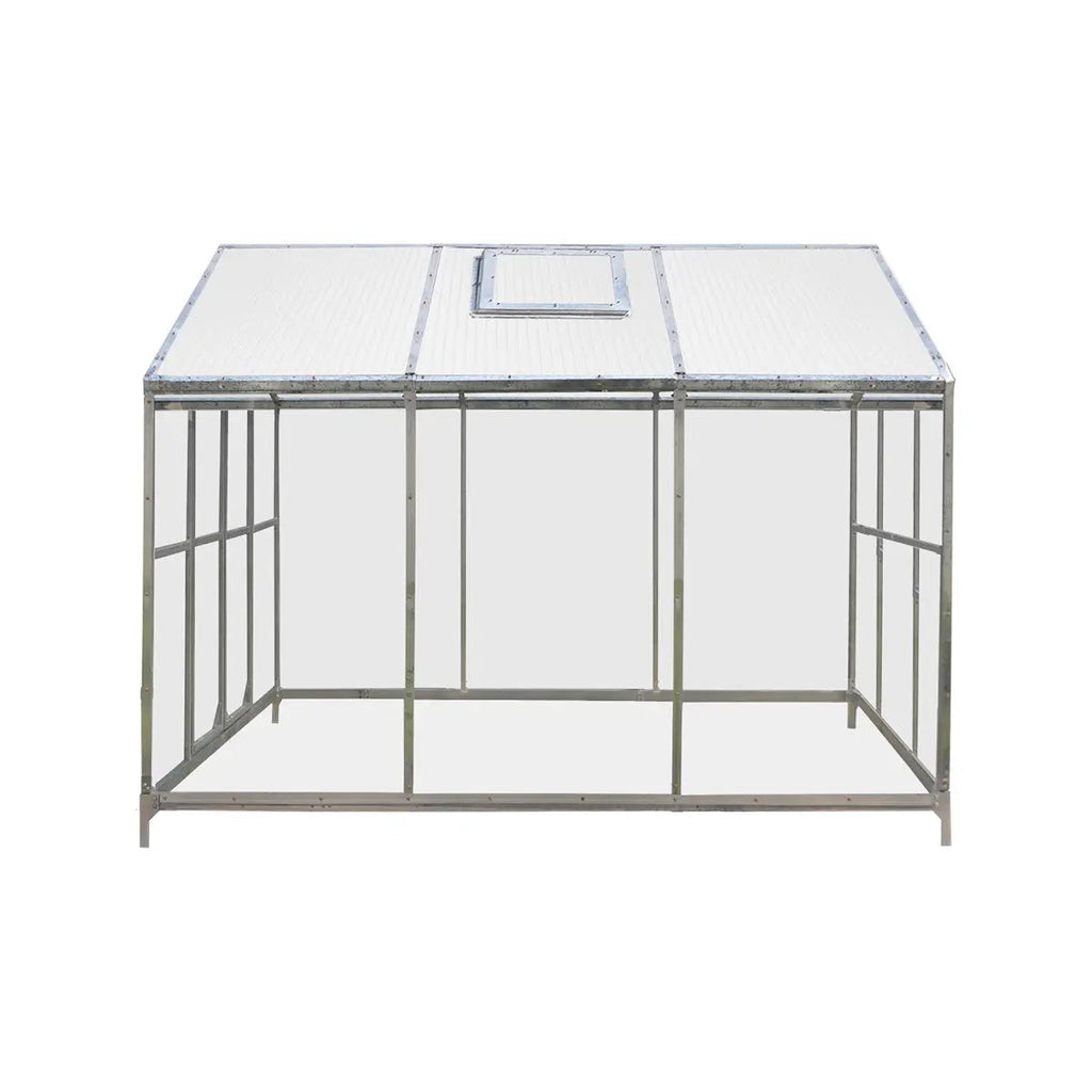8' x 10' Greenhouse Kit with Galvanized Steel Frame, TMG Heavy Series™, Polycarb Roof and Crystal-Clear Walls TMG-GH811