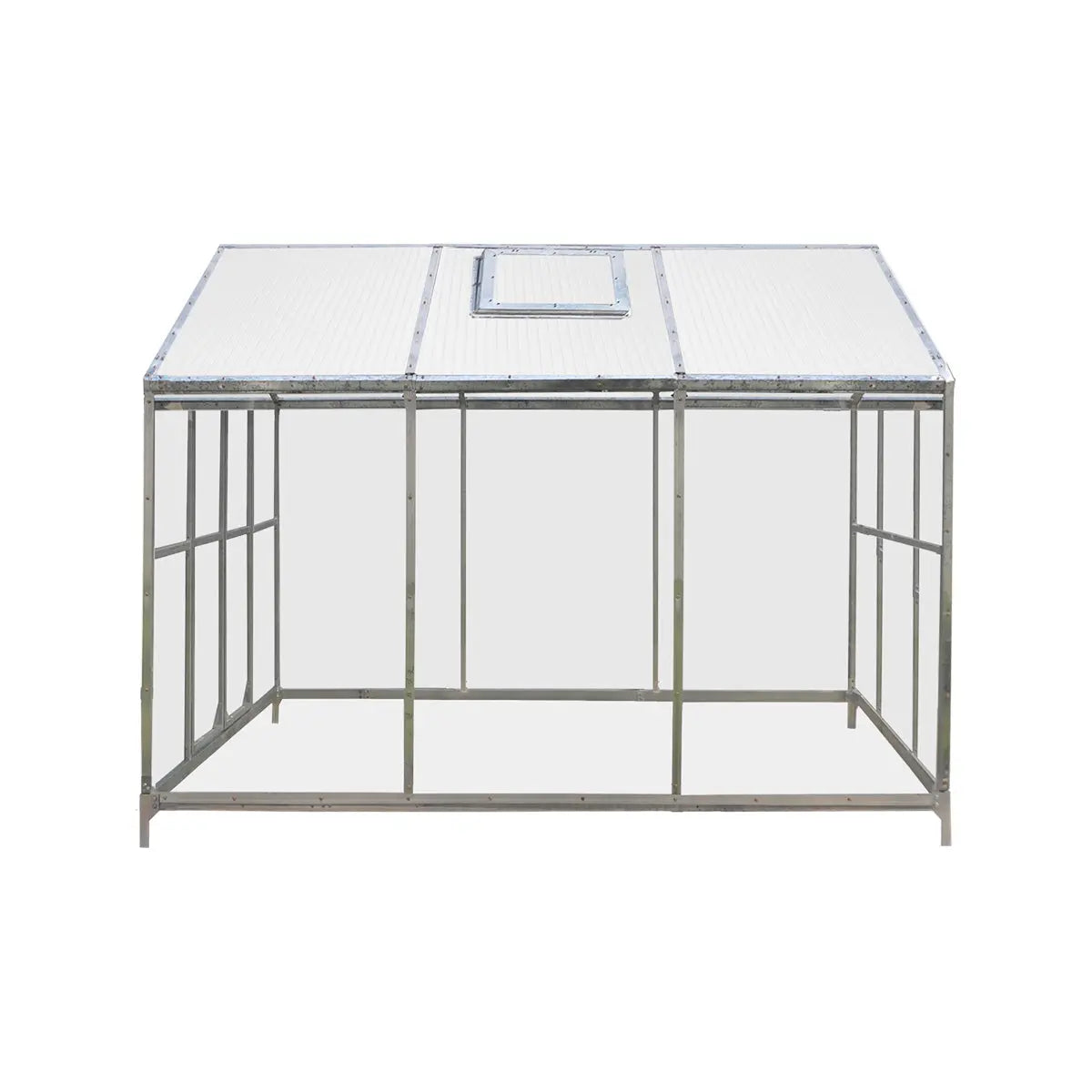 8' x 10' Greenhouse Kit with Galvanized Steel Frame, TMG Heavy Series™, Polycarb Roof and Crystal-Clear Walls TMG-GH811