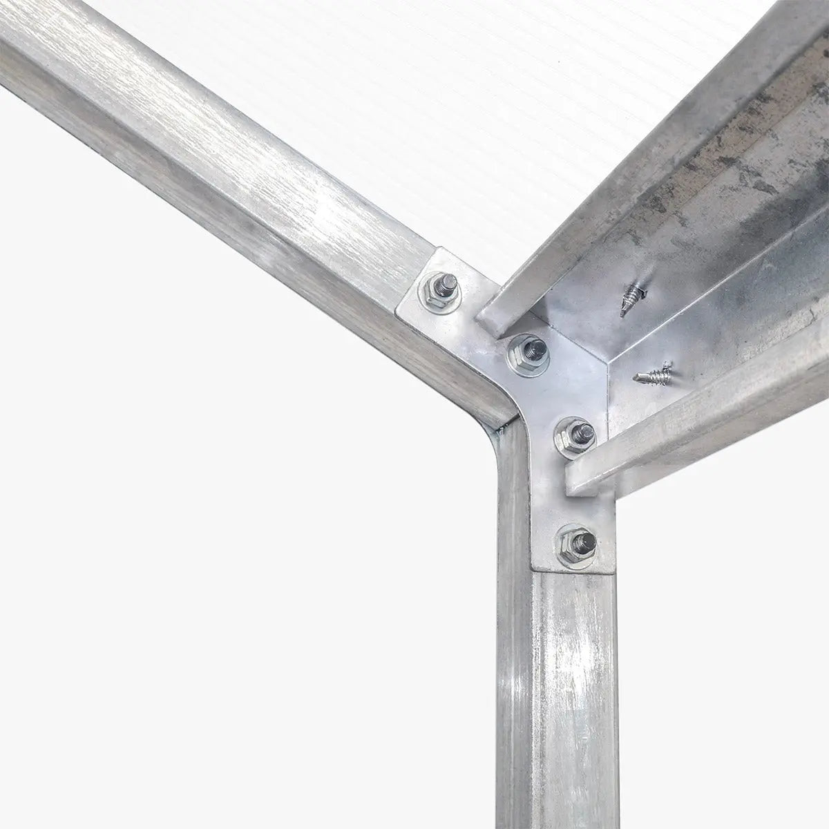 8' x 10' Greenhouse Kit with Galvanized Steel Frame, TMG Heavy Series™, Polycarb Roof and Crystal-Clear Walls TMG-GH811