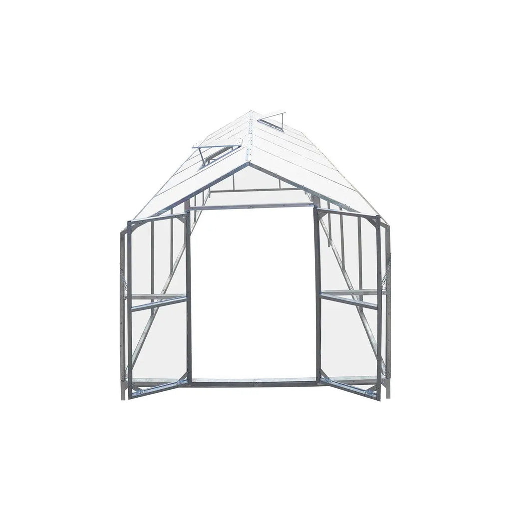 8' x 20' Greenhouse Kit with Galvanized Steel Frame, TMG Heavy Series™, Polycarb Roof and Crystal-Clear Walls TMG-GH821