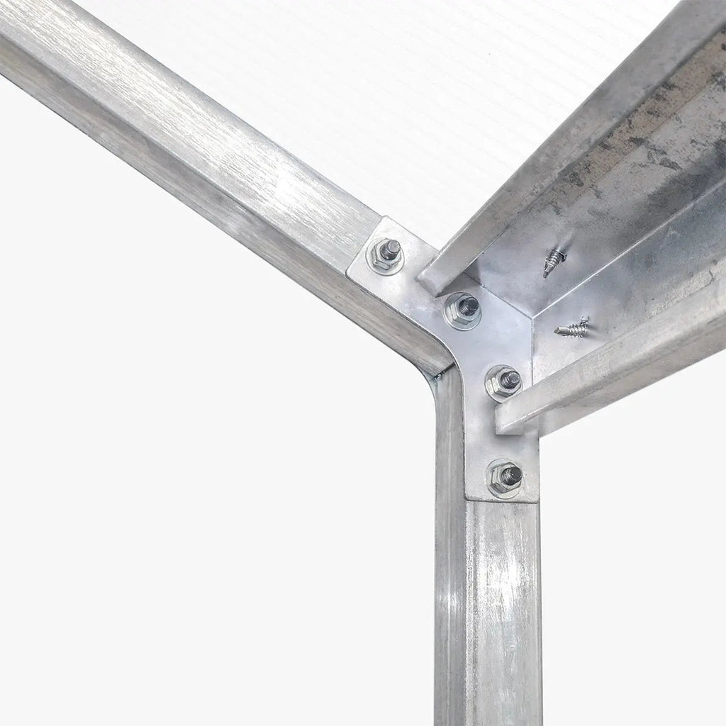 8' x 20' Greenhouse Kit with Galvanized Steel Frame, TMG Heavy Series™, Polycarb Roof and Crystal-Clear Walls TMG-GH821
