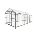 8' x 20' Greenhouse Kit with Galvanized Steel Frame, TMG Heavy Series™, Polycarb Roof and Crystal-Clear Walls TMG-GH821