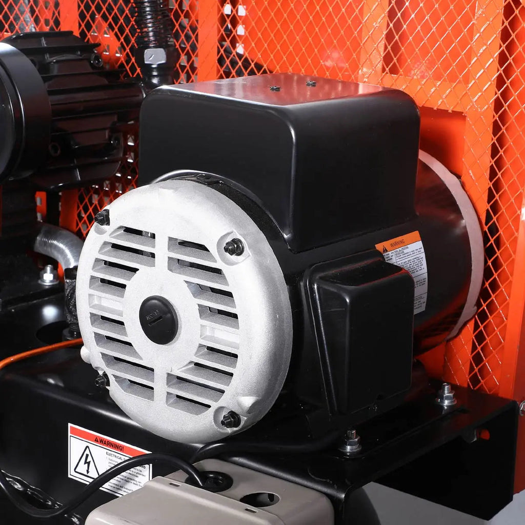 80 Gallon 7.5 HP Stationary Electric Air Compressor, 6 Min Fill Time, 230V Induction Motor, Vertical Tank, TMG-ACE85