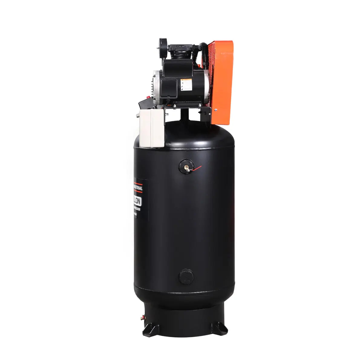 80 Gallon 7.5 HP Stationary Electric Air Compressor, 6 Min Fill Time, 230V Induction Motor, Vertical Tank, TMG-ACE85