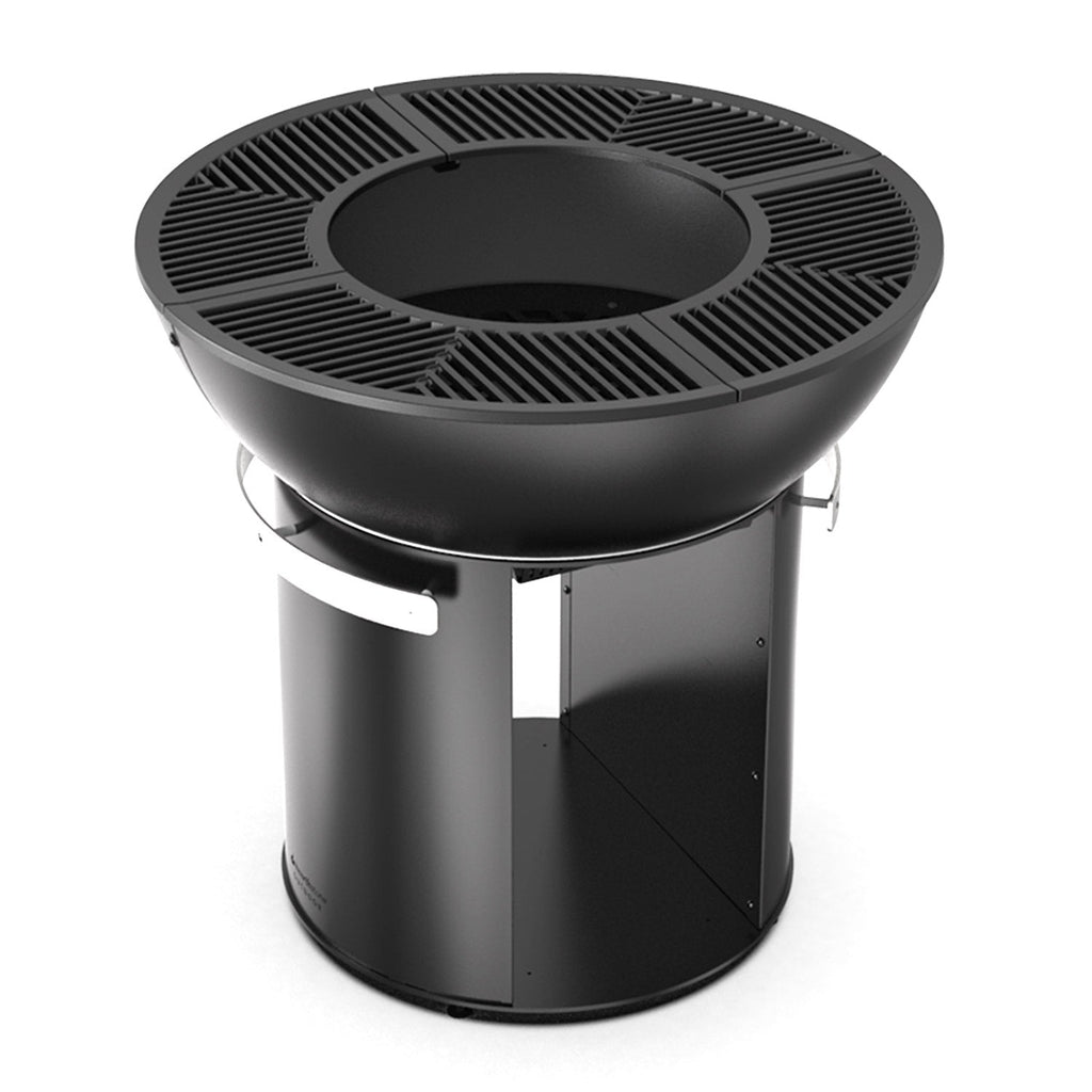 Zenith 38” Cast Iron Fire Pit with Standing Base