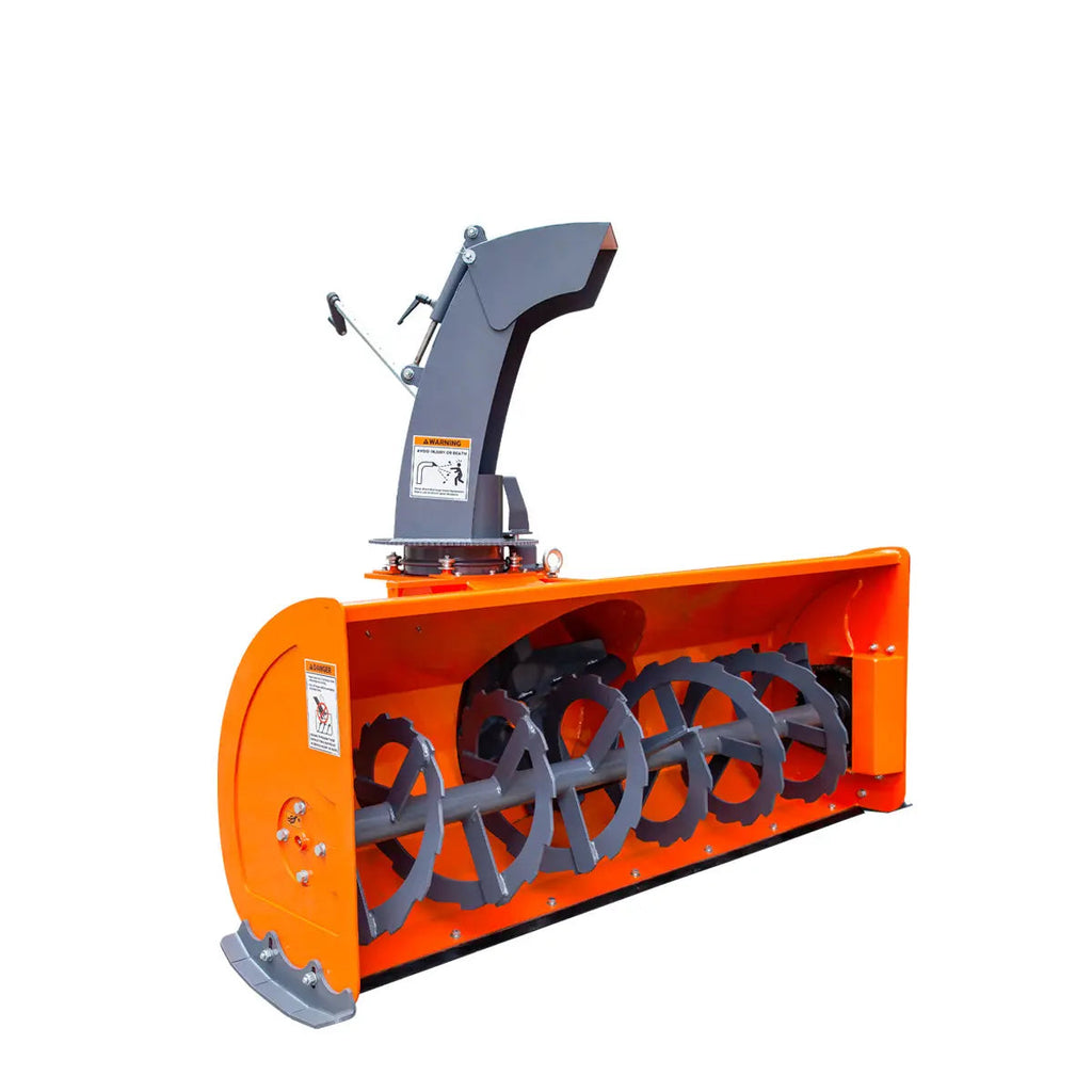 84" 3-Point Hitch Snow Blower, 25-90 HP, 24" Diameter Impeller, 360° Snow Chute, CAT 1 & CAT 2 Suspension, TMG-TBS84