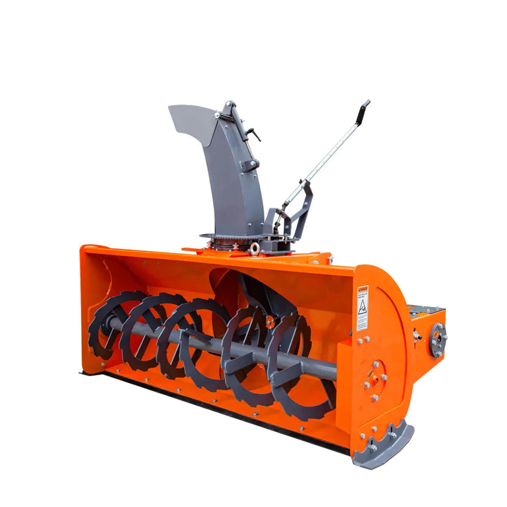 84" 3-Point Hitch Snow Blower, 25-90 HP, 24" Diameter Impeller, 360° Snow Chute, CAT 1 & CAT 2 Suspension, TMG-TBS84