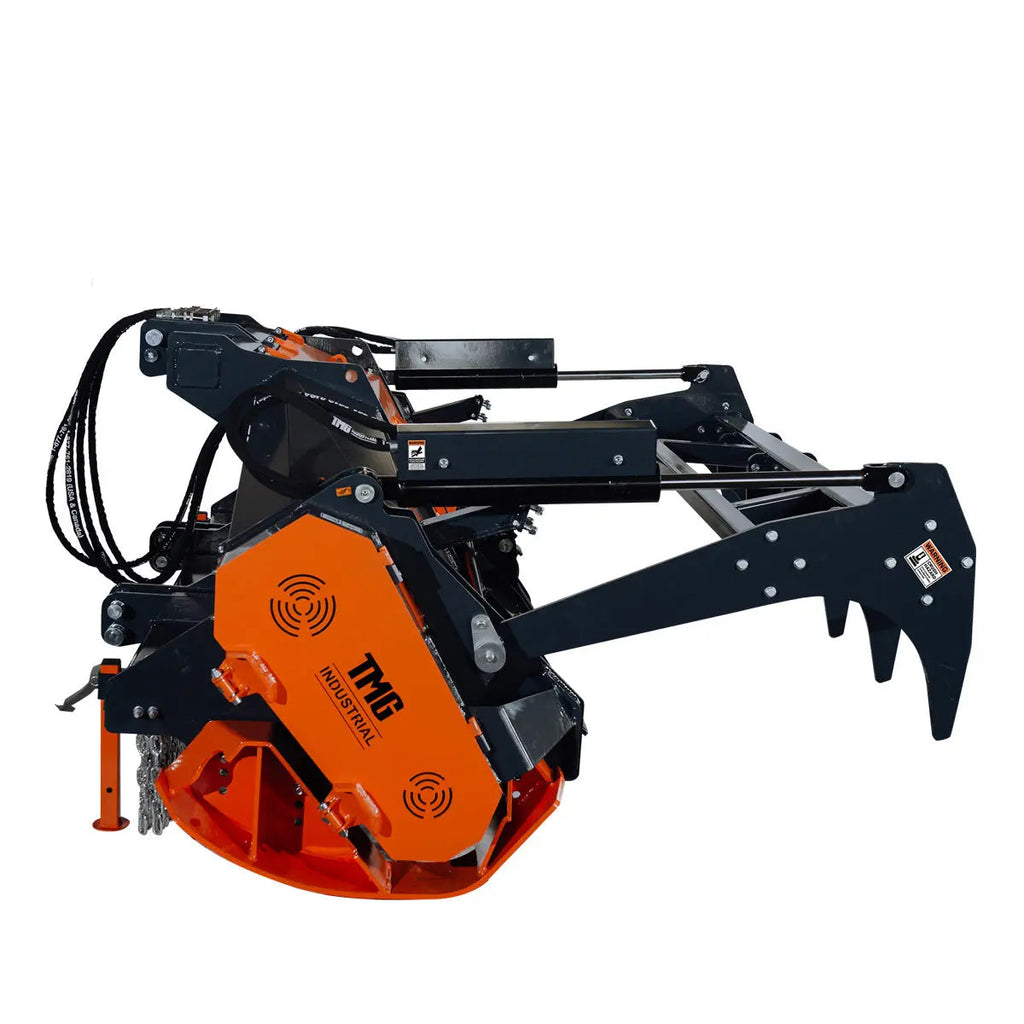 89" Forestry Brush Mulcher, Category 2 Hookup, Widia Cutting Teeth, 70-130 HP Tractors, 3-PTO Shaft Included, TMG-TMB90