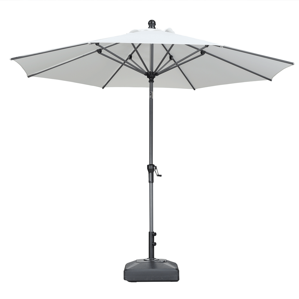 PURPLE LEAF Round Tiltable Patio Umbrella Poolside Porch Table Umbrella