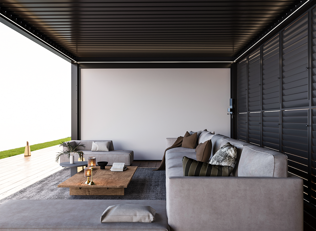Motorized Projection Screen