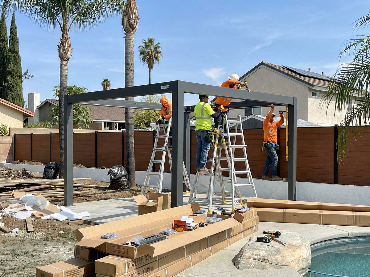 Extended Pergola Installation Service
