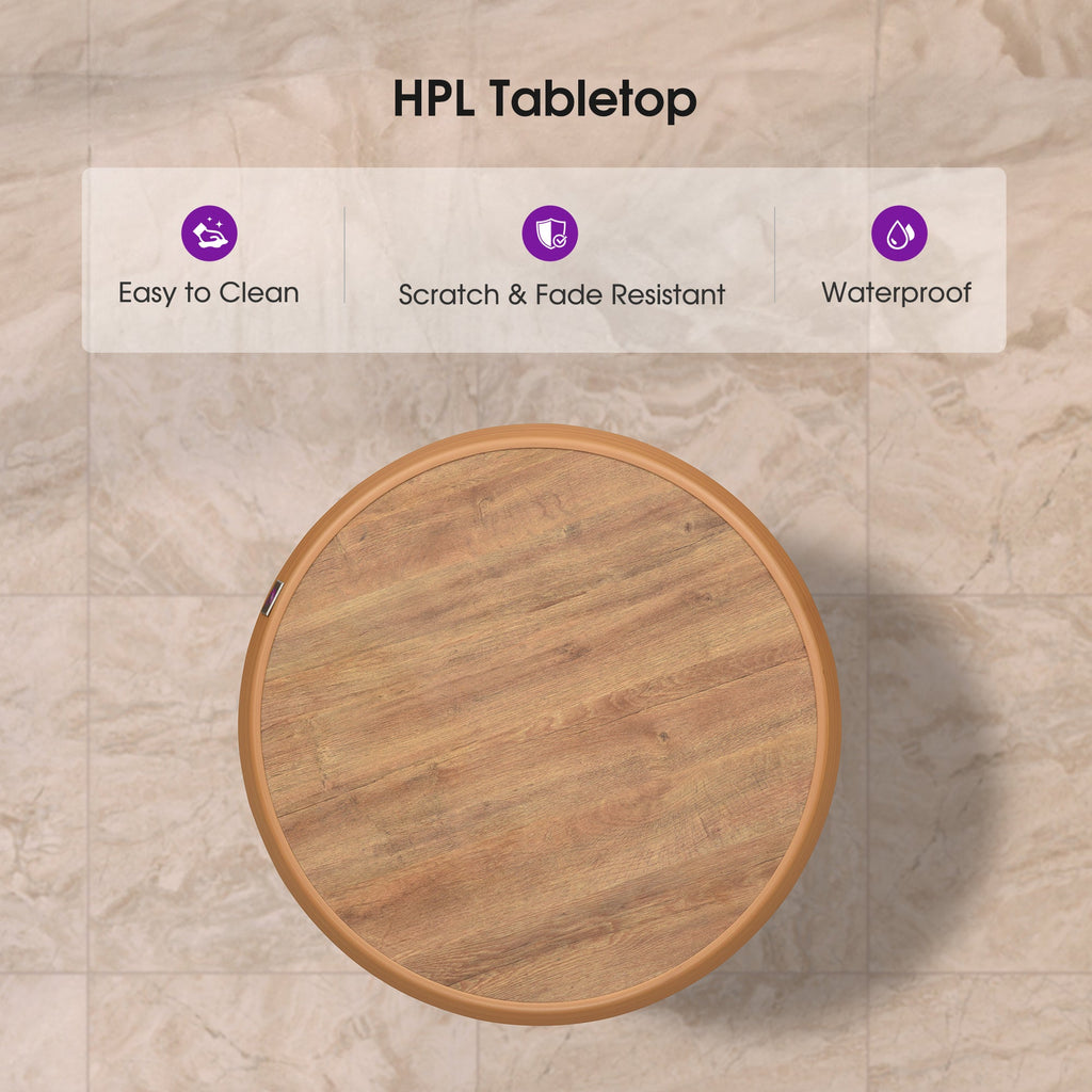 PURPLE LEAF Outdoor Bar Table Patio Dining Table Coffee Kitchen Breakfast Bistro Pub Bar Table for Patio Poolside