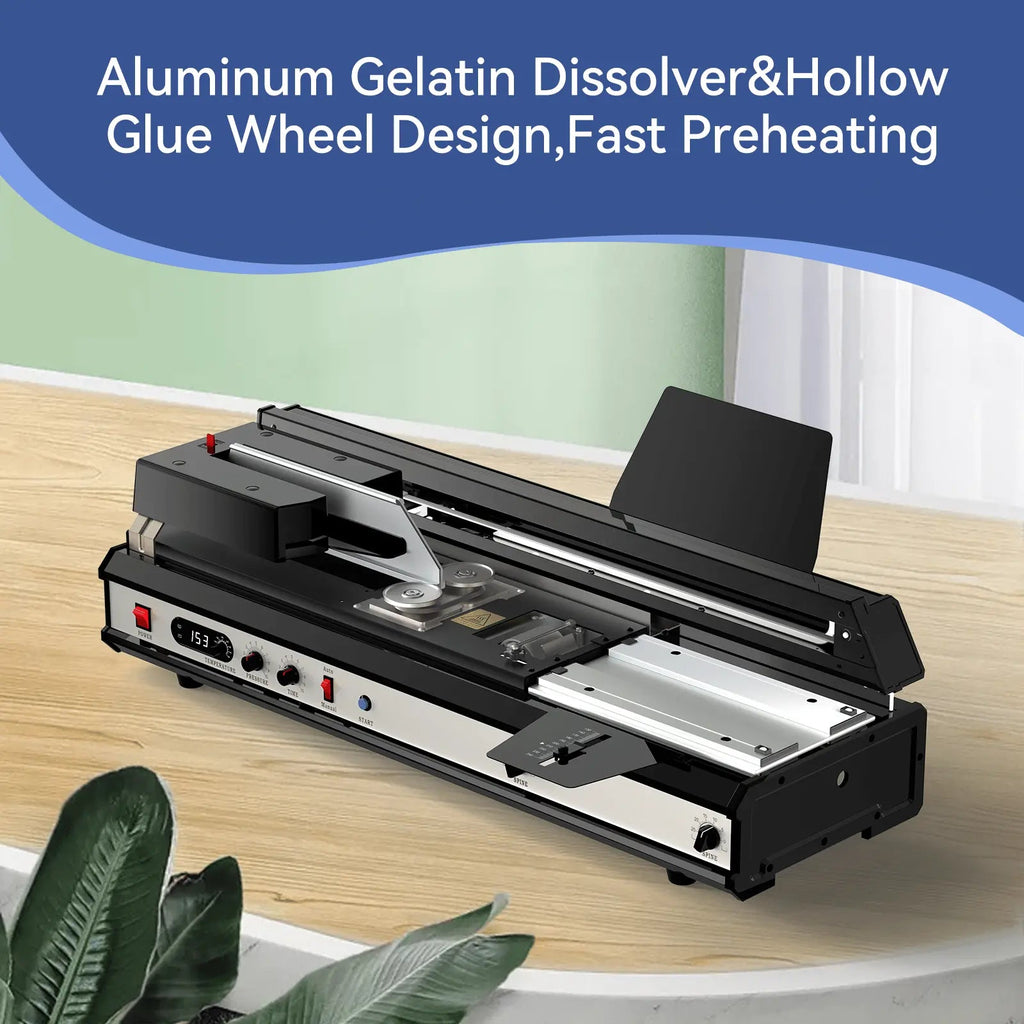 A4 Size Book Binding Machine, Wireless Auto Hot Melt Glue, Max binding Thickness 40mm, DOBA-BBM40