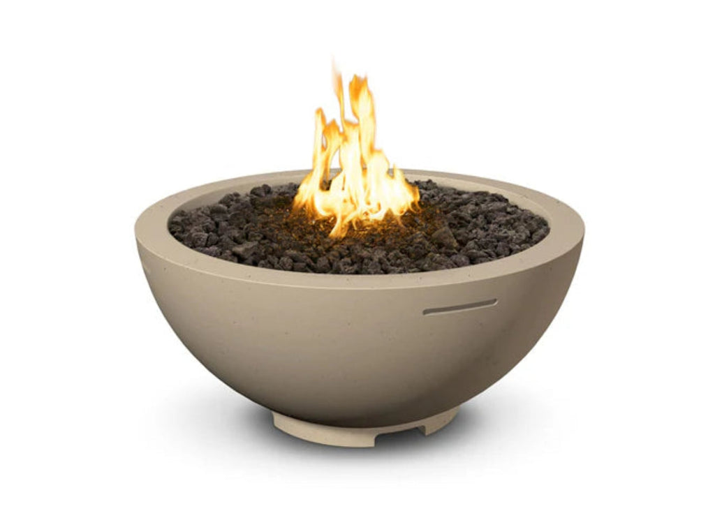 American Fyre Designs Cafe Blanco – Brasero vasque 32" au gaz naturel