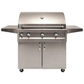 Artisan Professional 36-Inch 3-Burner Freestanding Propane Gas Grill With Rotisserie - ARTP-36C-LP