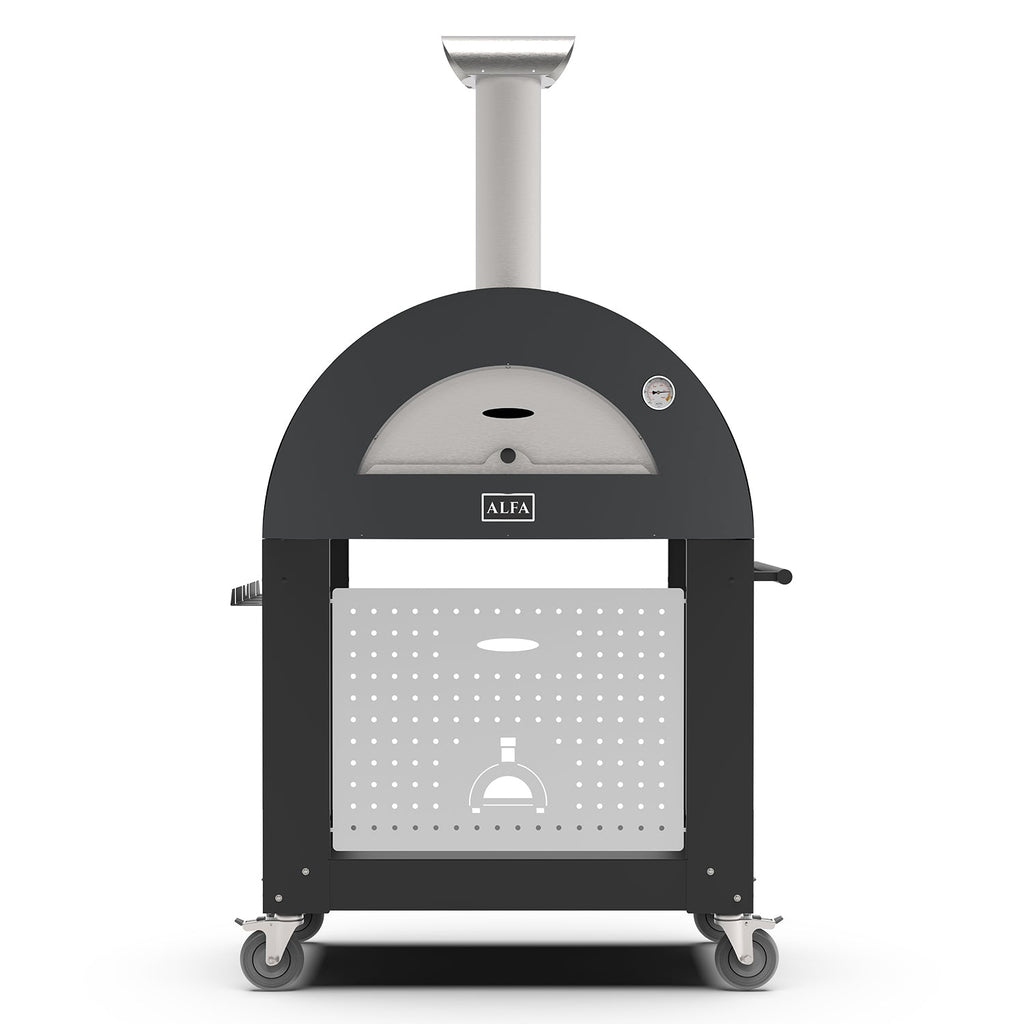 Alfa Moderno 2 Pizze Gas Pizza Oven w/ Rolling Base
