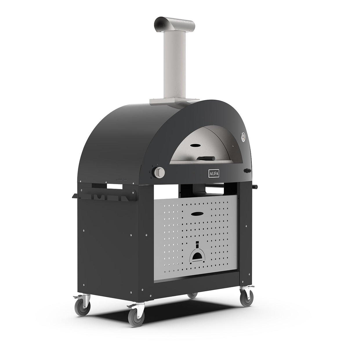 Alfa Moderno 3 Pizze Gas Pizza Oven w/ Rolling Base
