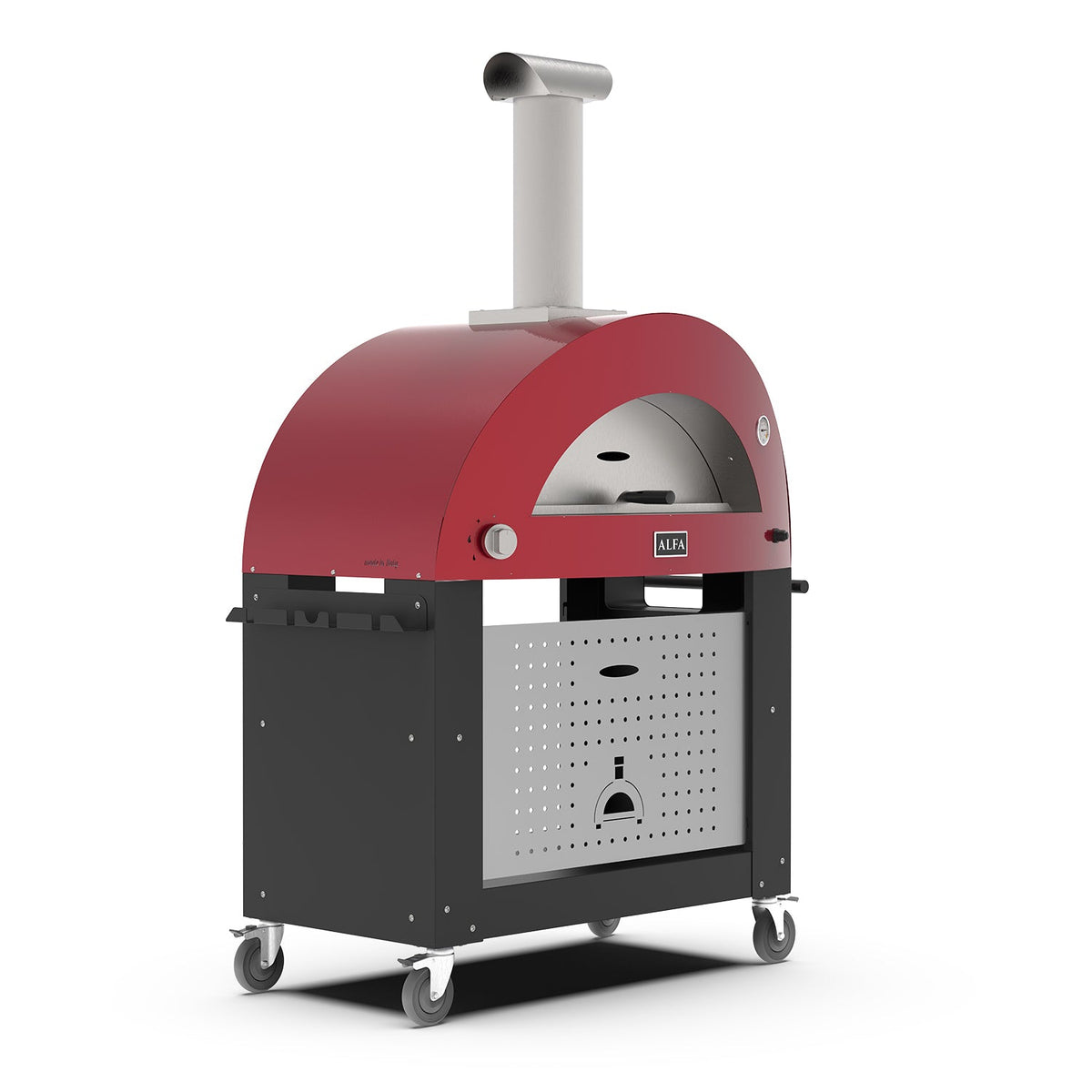 Alfa Moderno 3 Pizze Gas Pizza Oven w/ Rolling Base