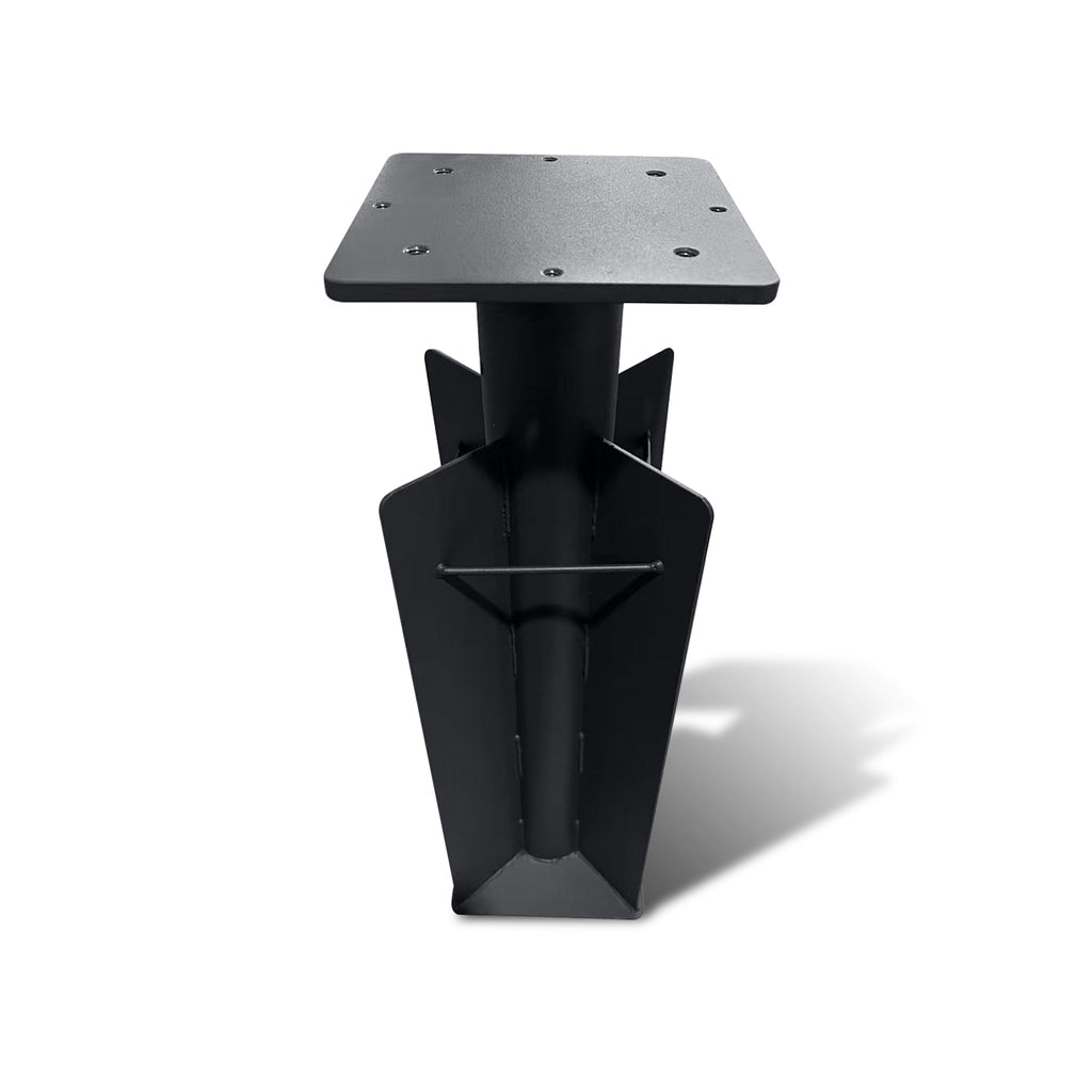 PURPLE LEAF Luxury Market Patio Umbrella In-Ground Base AT-YM