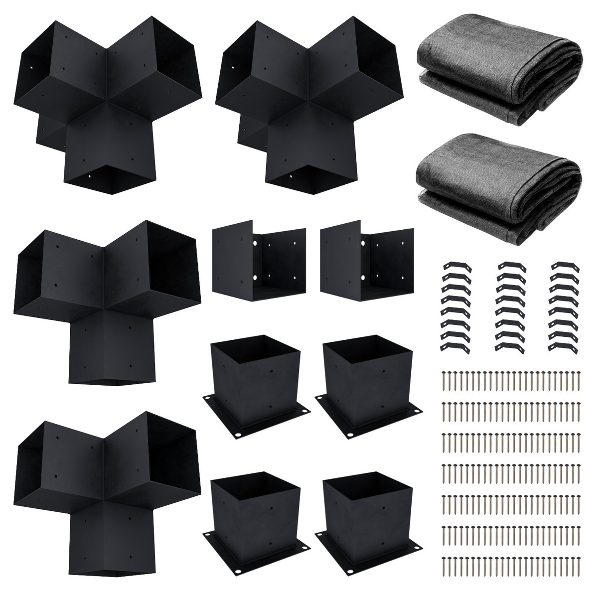Pergola adossée à la maison 12' x 22' avec toit