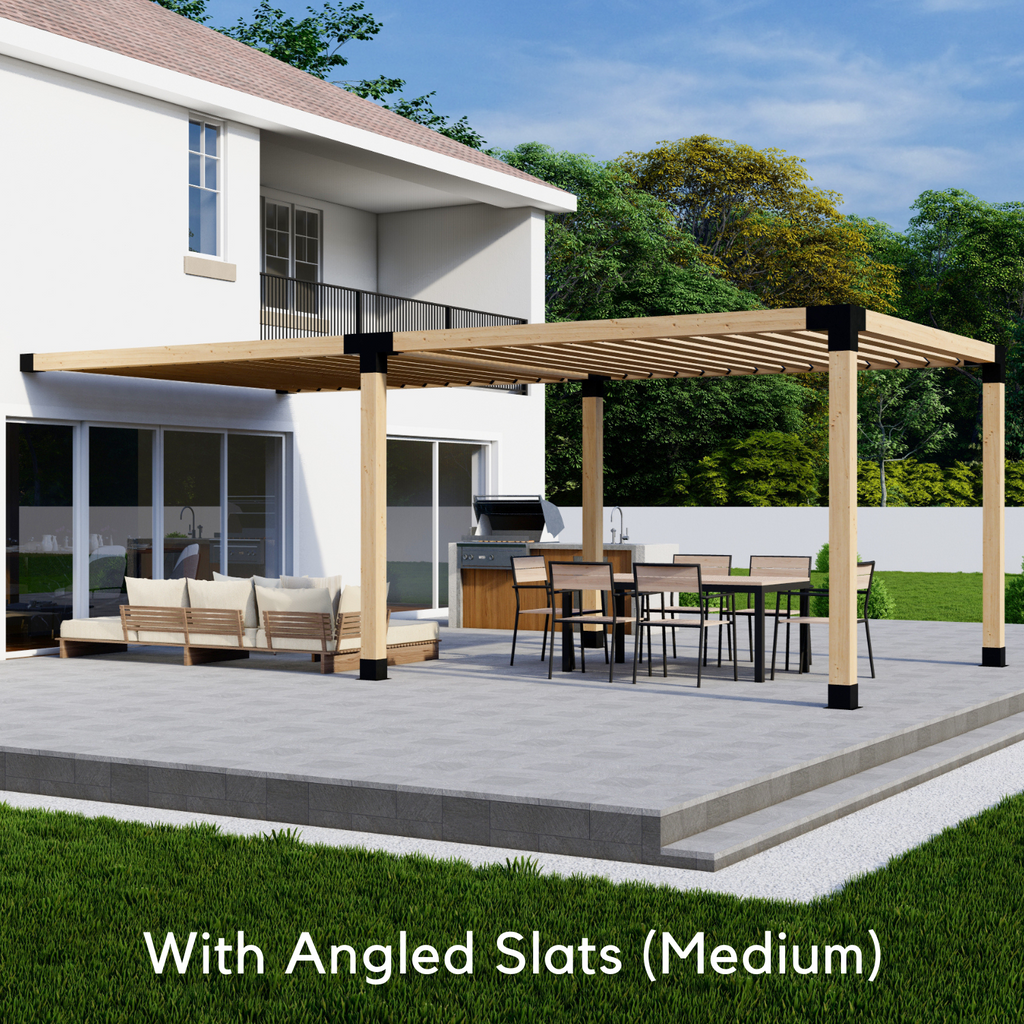 Bracket Kit for Building a Steel-Framed Pergola