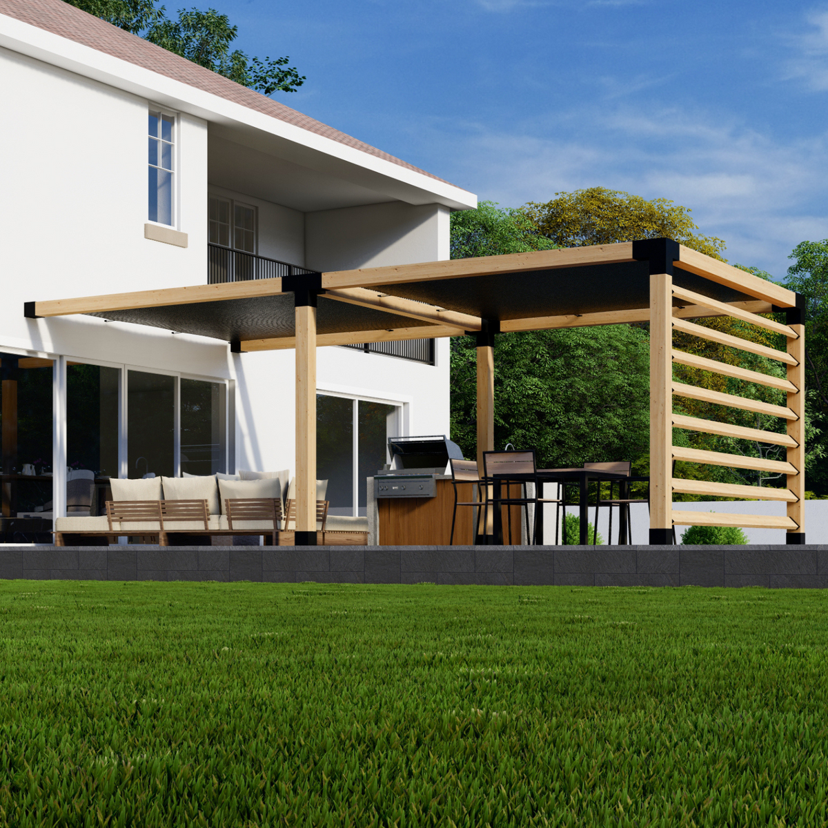 Kit for a Covered Pergola (House-Attached)