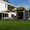 Kit for a Canopy Pergola w/ Pergola Privacy Screen(s)
