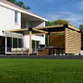 Kit pour pergola couverte de terrasse