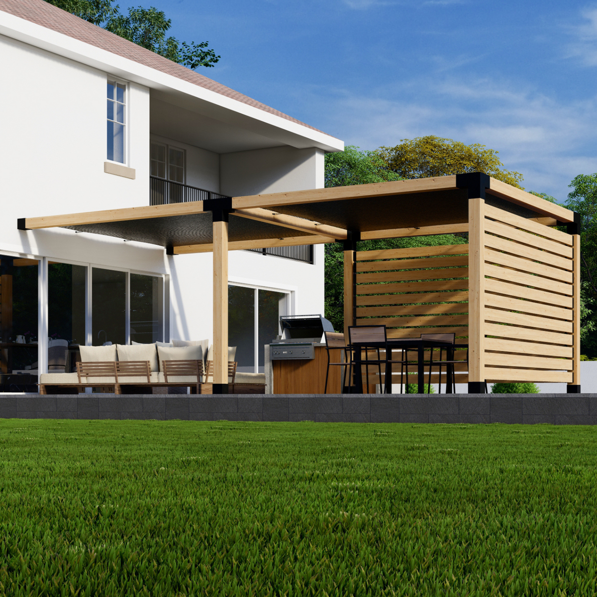 Back-Door Pergola Kit