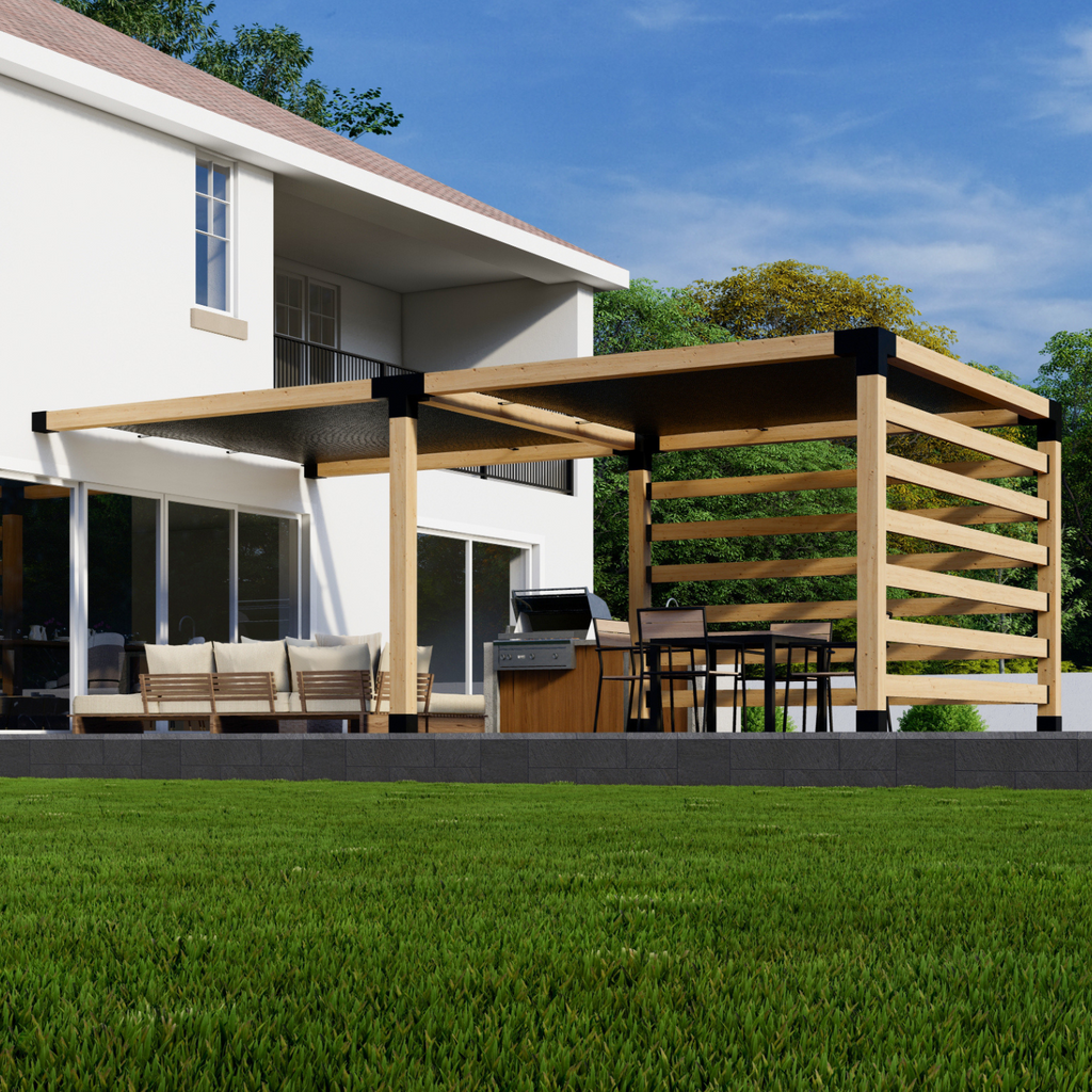 DIY Kit to Add Pergola to Front of House (or Back)
