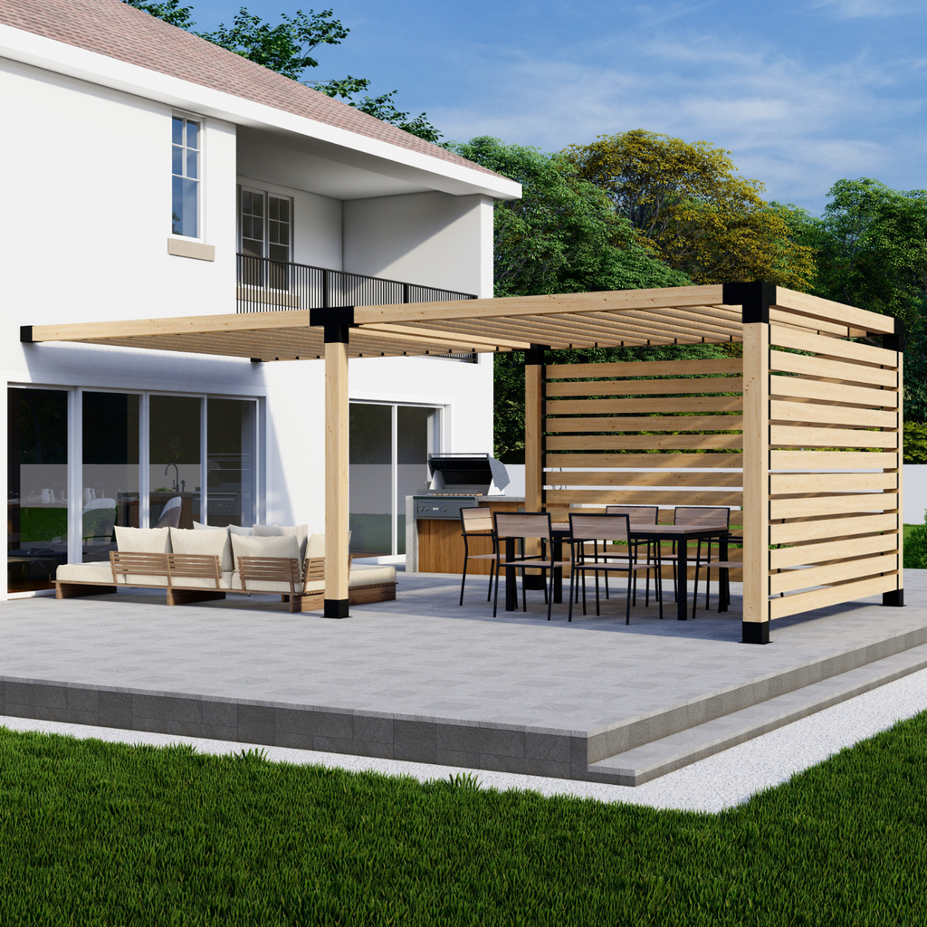 Bracket Kit for Pergola Attached to Home