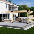 Kit for a Pergola Over Grill or Deck