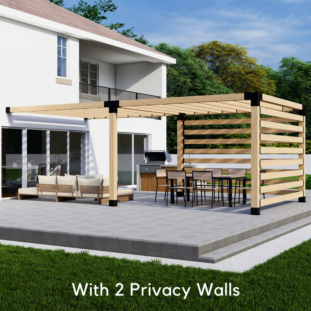 Kit for a Pergola Over Grill or Deck